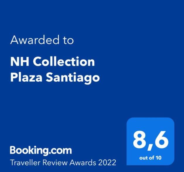 Nh Collection Plaza Santiago Hotell Eksteriør bilde Booking.com Award