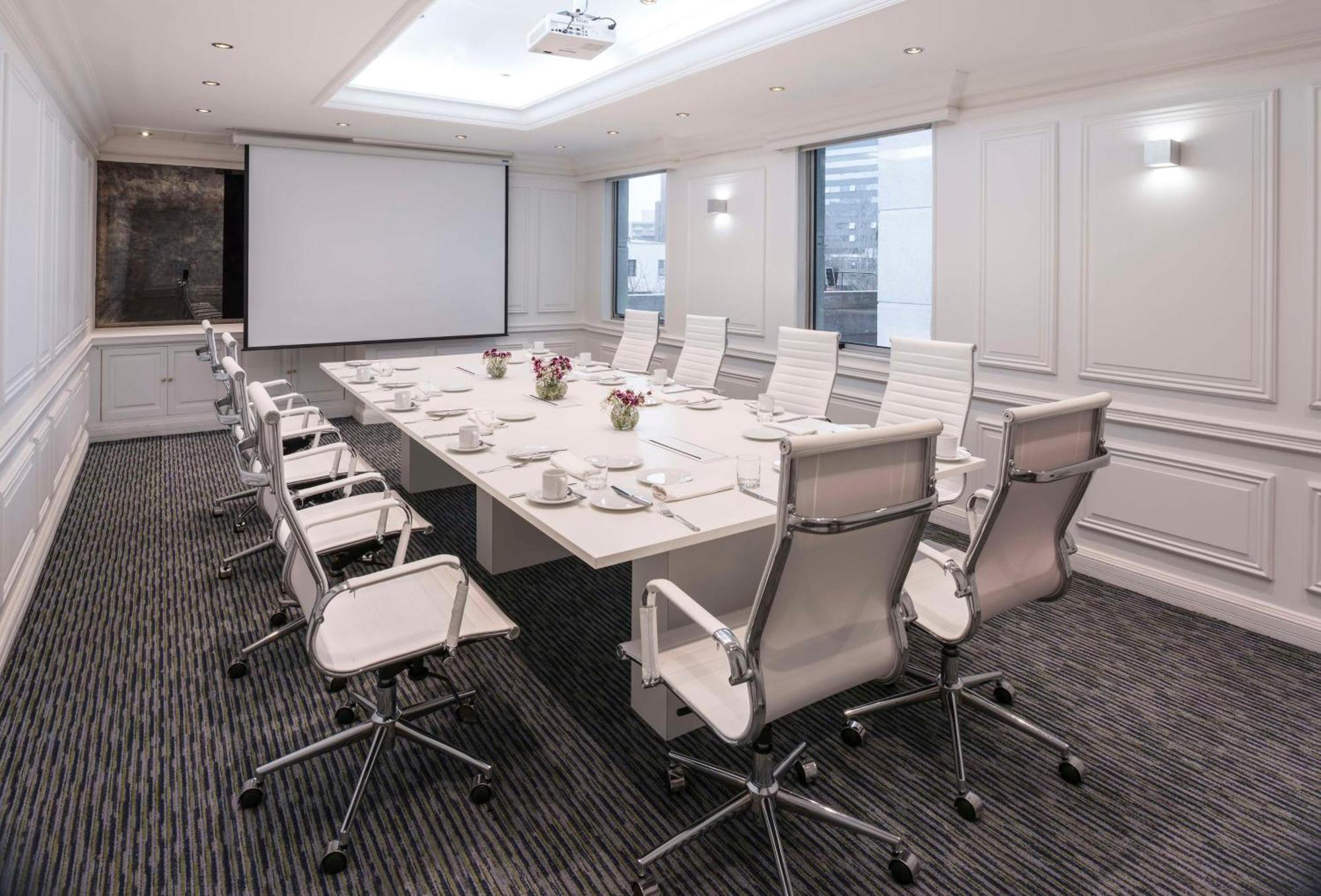 Nh Collection Plaza Santiago Hotell Eksteriør bilde Meeting room
